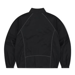 Veste matelassée légère en nylon personnalisée avec fermeture éclair, coupe ample, imperméable, respirante, coupe-vent décontractée, style survêtement, OEM - Product Image 3