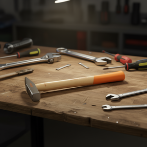 Marteaux de mécaniciens de style allemand avec manche en bois pour plus de confort et de durabilité - Product Image 3