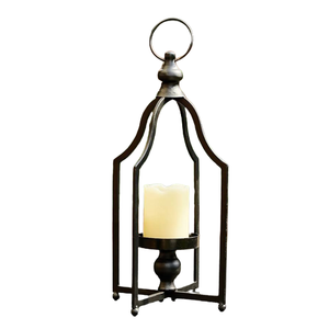 Nouveau Design personnalisé 2024 lanterne marocaine lanternes en métal blanc mariage dernière arrivée lanterne en fer avec poignée pour la décoration intérieure - Product Image 2