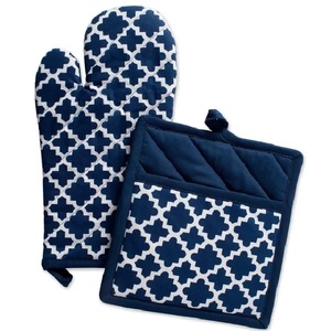 Mitaines de cuisine imperméables et antidérapantes, résistantes à la chaleur, pour barbecue, cuisine, Long format, 100% coton biologique, certificat GOTS, décoration - Product Image 6