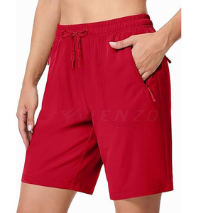 Shorts Deportivos para Mujer, Cintura Alta, Elásticos, Cómodos, de Secado Rápido, Ecológicos, de Alta Calidad, con Cierre de Cordón, en Spandex/Poliéster - Product Image 4