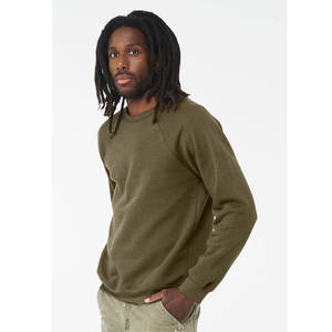 <b>Vintage</b> Faded <b>Sweatshirt</b> Blank Crewneck Raglan XL Soft Thin Adult Large Black Fleece Lined Raglan Sleeve Pullover <b>Sweatshirt</b> - Product Image 4