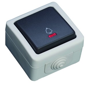 Pulsante LED Impermeabile IP54 10A 250V (GSC 1200868) - Product Image 1