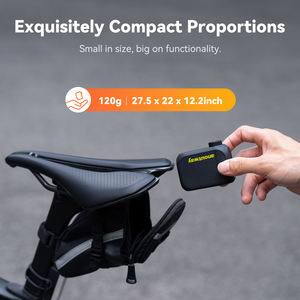 Draadloze Batterij <span class=keywords><strong>Mini</strong></span> Elektrische Luchtpomp Fiets Accessoires Draagbare Fietspomp Met Drukmeter - Product Image 6