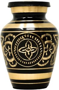 <b>Small</b> <b>Urns</b> <b>for</b> <b>Human</b> <b>Ashes</b> <b>Urn</b> <b>for</b> <b>Human</b> <b>Ashes</b> Adult Woman Mom & Dad Funeral <b>for</b> Little Keepsakes, Comes with Black Velvet Case - Product Image 2