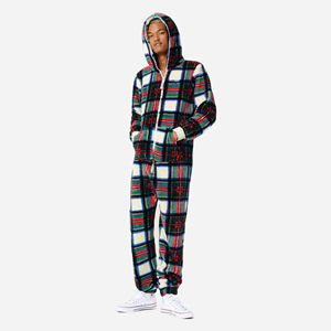 Olyester OFT & tretchy leababric Wo ay uality iipper ninisex heckered Ed uppy uppsuit reathable. 100% - Product Image 4