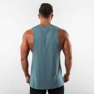 Men's Gym Tank Tops Custom Logo Quick Dry Breathable Casual <b>Machine</b> Embroidery Fitted <b>Running</b> Sports Sleeveless - Product Image 3