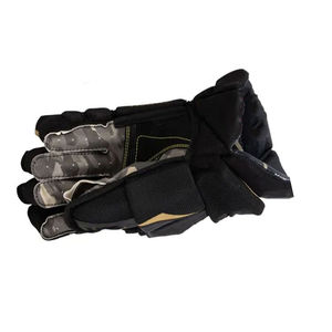 Gants de hockey sur glace personnalisés en cuir et fibre de carbone de haute qualité, séchage rapide, paire adulte, service OEM, nom d'équipe personnalisé - Product Image 5