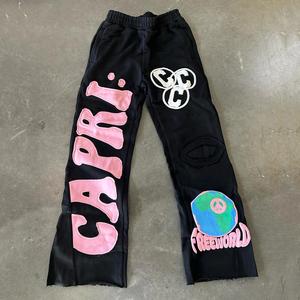 สไตล์ใหม่ทั้งหมดพร้อมเย็บปักถักร้อยและแพทช์พร้อมกางเกงและกางเกงขายาวผ้าฝ้ายผู้ชายพิมพ์ลายพัฟ - Product Image 4