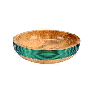 Tazón para servir comida de madera de diseño elegante, la mejor calidad, forma redonda, Chocolates, dátiles, tazón para servir al precio más bajo - Product Image 2