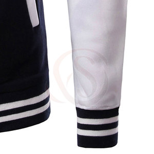 Veste de baseball personnalisée OEM pour homme, en toile, col montant, décontractée, pour l'hiver - Product Image 5