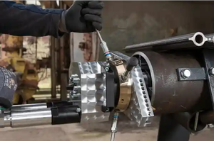 Máquina biseladora de tubos, herramienta de corte de hierro, portátil, neumático básico en frío, motor neumático hidráulico, gran oferta - Product Image 2