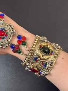 ชุดเครื่องประดับทำด้วยมือ afghan kuchi ในเกรดและราคาที่แตกต่างกันเครื่องประดับแฮนด์เมด afghani ดีไซน์ใหม่สำหรับงานแต่งงาน - Product Image 4