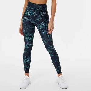 Pantalones de Yoga sin costuras de cintura alta para mujer, pantalones deportivos de secado rápido, cierre de cintura elástica, ropa deportiva para levantar la cadera, bolsillo ajustado - Product Image 1