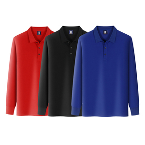 Polo de Golf Unisex de Alta Elasticidad, Manga Larga, Diseño Geométrico con Botones, Tejido Deportivo Antibacteriano - Product Image 5