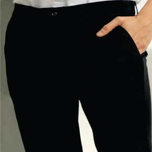 Vente en gros de pantalons chinos en coton pour hommes de la meilleure qualité à vendre avec logo personnalisé et matériel par Al-Faraj à bas prix - Product Image 2