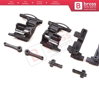 Kit de réparation de glissière de toit ouvrant lamellaire BSR554-1 avec déflecteur de vent et bloc coulissant pour Mercedes Classe A W168 W169 et Classe B W2
