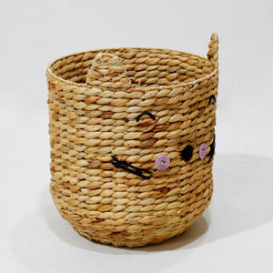 Artex Dong Thap Panier en jacinthe d'eau tressée Organisateur de rangement élégant et durable pour salon, bureau et chambre à coucher - Product Image 4