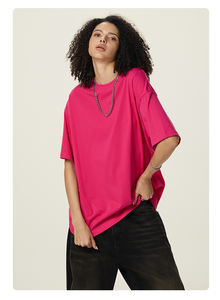 Personalizado 100% poliéster High Street Oversize camiseta hombres mujeres sólido marca en blanco 3D Puff impresión personalizada imagen diseño Logo - Product Image 3