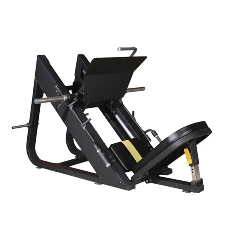 Reclined leg siren press