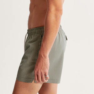 Short de bain en molleton personnalisé de style High Street pour hommes-Service OEM de vêtements de plage d'été à séchage rapide - Product Image 3