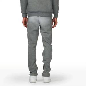 Trajes de chándal lavados con ácido acampanado apilados de cintura alta: modernos, acogedores y perfectos para ropa informal y atlética - Product Image 6