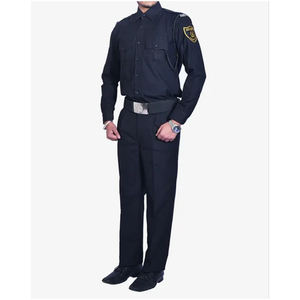 Uniformes de garde de sécurité d'été de qualité professionnelle à manches longues en polyester/coton sur mesure ajustement parfait poches utilitaires améliorées - Product Image 3
