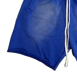 2026 Summer Vintage Distressed Acid Washed Jogging <b>Shorts</b> for <b>Men</b> Quick Dry Custom Logo <b>Elastic</b> Waist 100% Cotton OEM Service - Product Image 4
