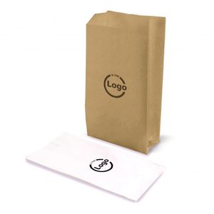 Bolsas de Papel Kraft Marrón, Base de 14 cm, Biodegradables, para Envasado de Alimentos, Personalizables hasta 2 Colores - Product Image 2