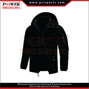 Chaqueta Softshell de lana para entrenamiento de senderismo, chaqueta acolchada de talla grande para exteriores para hombre - Product Image 6