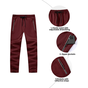 Survêtements de sport pour hommes en molleton technique de haute qualité avec logo personnalisé, 100% coton, fermeture éclair sur le devant, style 2 pièces pour hommes - Product Image 5