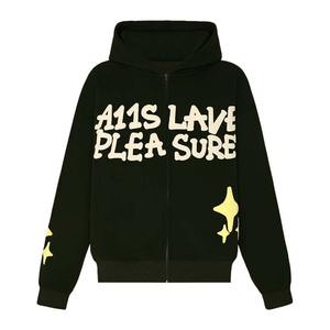 Sudadera con Capucha de Moda Urbana de Invierno, Estilo Moderno, Alta Calidad, para Hombre, con Estampado Digital de Pedrería, 100% Algodón - Product Image 6