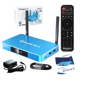 In Stock Super <b>Box</b> S7 Max 2026 Fully Loaded, 4GB RAM+64GB ROM for Family Entertainment, Super <b>Box</b> S7Max 6K <b>Smart</b> <b>TV</b> <b>Box</b> - Product Image 1