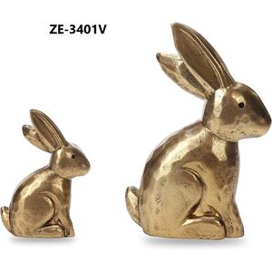 Sculpture d'animal en métal artisanale de luxe, sculpture d'animal en métal de qualité supérieure, décoration artistique, plaqué or, fait main, Zahid - Product Image 3