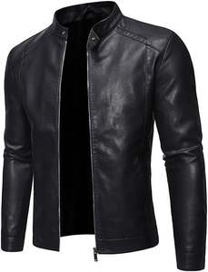 Chaqueta Cortavientos de Motocicleta Unisex de Cuero de Alta Calidad, para Invierno y Otoño, Rellena de Lana y Algodón, Transpirable, con Logotipo Personalizado Impreso y Tejido - Product Image 5