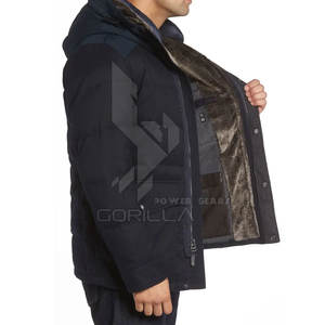 2023 Diseñe su propia chaqueta acolchada con logotipo para hombres Servicio OEM Chaquetas acolchadas ligeras a la venta - Product Image 4