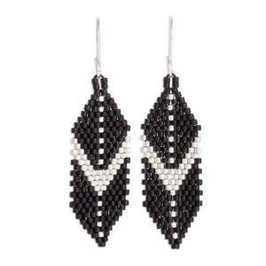 Boucles d'oreilles brodées de fête de Noël fabriquées à la main par le meilleur design Accessoire à la mode personnalisable - Product Image 6