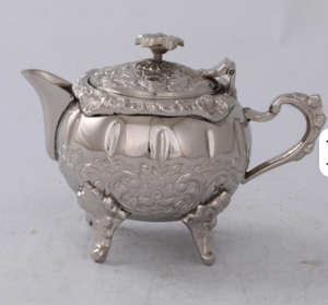 Elegante perilla y mango a precios al por mayor, diseño clásico de alta calidad, tetera chapada en oro de latón macizo - Product Image 4