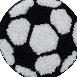 Venta al por mayor de Bajo MOQ parche bordado personalizado mejor su logotipo ropa personalizada bordado Chenille parches para la venta - Product Image 2