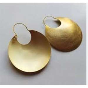 Pendientes colgantes de Latón chapado en oro de 18 quilates al por mayor, joyería de moda hecha a mano para bodas - Product Image 2