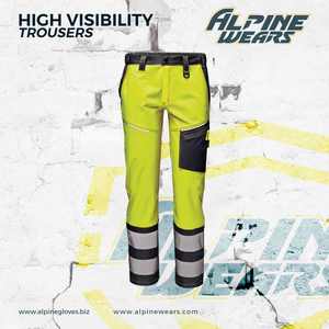 OEM Durable Heavy Duty Reflective Workwear <b>Cargo</b> <b>Pants</b> 100% Cotton Lightweight Mid Waist Multi Pocket <b>Men's</b> <b>Pants</b> Washed - Product Image 2