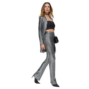 Wide-legged high-waisted trousers - Product Image 3