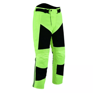 Textil motocicleta Hivis negro verano malla transpirable CE armadura moto chaqueta pantalón traje Cordura, invierno, chaquetas de motocicleta - Product Image 3