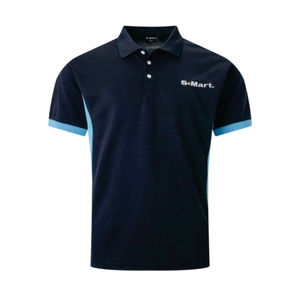 เสื้อกอล์ฟผู้ชายผ้าโพลีเอสเตอร์/คอตตอน ระบายอากาศ แห้งเร็ว สำหรับฤดูร้อน สีพื้น คุณภาพสูง ไซส์ใหญ่ แขนสั้น รับสั่งทำ - Product Image 4