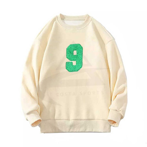 Sudadera de cuello redondo liso de algodón para hombre personalizada de alta calidad estampado bordado de invierno suministro al por mayor de ODM - Product Image 1