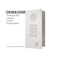 Teléfono de Emergencia Manos Libres |   Intercomunicador IP SIP de Acero Inoxidable |   Caja de Llamada de Emergencia SOS Impermeable para Ascensores, para Seguridad Pública