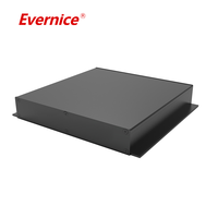 Usinage CNC Boîte de boîtier en aluminium anodisé Boîtiers d'instruments électroniques Boîtier PCB Boîte à rail Din