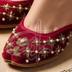 Fabrication pakistanaise, vente chaude, khussa pour femmes, nouveau design, sur mesure, tendance de la mode, imprimé, antidérapant - Product Image 6