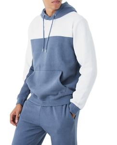 Custom Logo Slim Fit Training Wear Fleece Sport Sweatsuit Set Custom Sportswear Men Plus <b>Colour</b> <b>Block</b> Tracksuit s - Product Image 4