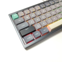 Clavier personnalisé, jeu mécanique, Plug And Play, multimédia, rvb, 70 touches, interrupteur jaune, ergonomique pour ordinateur de bureau, tablette, ordinateur portable